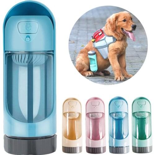 Portable Pet Cat Dog Water Bottle Feeder With Filter Leak Proof Lock Drinking Bowl Dispenser Food Grade Material Pet Products