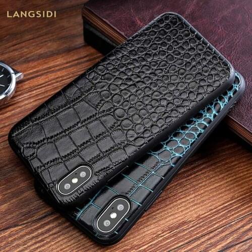 Genuine Leather Case for iPhone 11 Pro Max 12 Mini 12 Pro Max 6s 7 8 Plus X XS XSMax XR SE 2020 All Inclusive Anti-fall