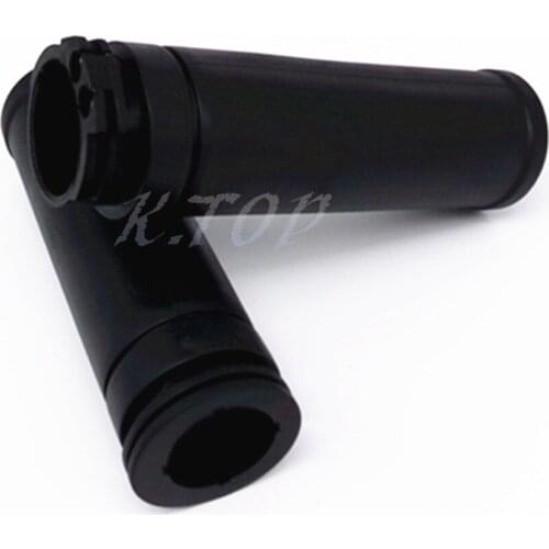 ZORBYZ 25mm Black Rubber Handlebar Hand Grips Fits For Harley Fat Boy Bob Cruiser Chopper
