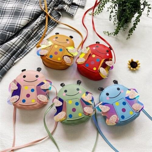 Childrens Bag Baby Cute Cartoon Bee Shoulder Bag Girl Messenger Fashion Mini Lipstick Coin Purse