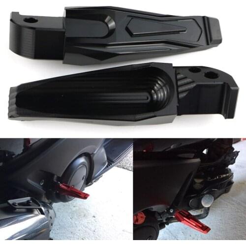 For Yamaha NMAX155 NMAX125 FZ6 YZF-R3 TMAX 530 TMAX 500 XSR700 MT-07 FZ1 FZ8 CNC Rear Passenger Foot Peg Footrests Footpeg Pedal