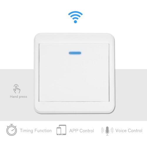 EWeLink WiFi 433MHzDoor Exit Button Wireless Release Push Switch Electronic Door Lock NO COM Lock Sensor Access Control System