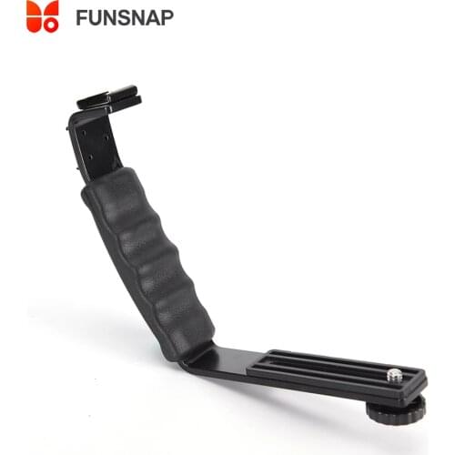 FUNSNAP Camera L Bracket Mount Video Grip Practical Flash Camera Grip L Bracket Holder Mount DSLR Holder Photography Standard Si