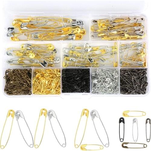 KAOBUY 620PCS Knitting Crochet Stitch Marker Safety Pins DIY Sewing Tools Needle Clip Crafts Accessories with Storage Box