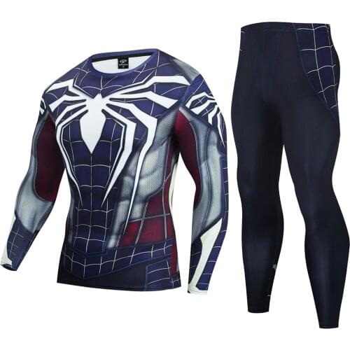 New Compression Mens Sports Suits Quick Dry Running sets High Quality Clothes Jogger Training Fitness Tracksuits Rashguard