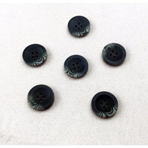 High quality 4-Holes 30mm Round Resin Buttons Fit sewing Scrapbooking DIY Accessories For Clothing Suit/Fashion Overcoat Buckle