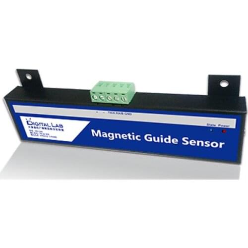 16 Bit AGV Magnetic Navigation Sensor Food Delivery Robot Rs232/485can Magnetic Induction N/S Pole Magnetic Strip Magnetic Nail