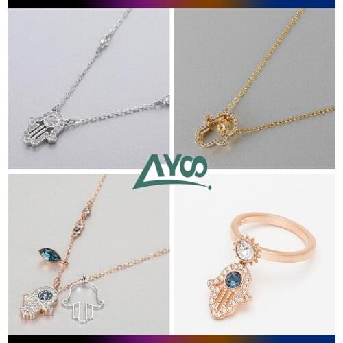 Fashion Jewelry Charm SWA1:1Simple Method Lucky Shelter Hand Elegant Necklace Female Luxury Jewelry Gift Romantic Gift With Logo