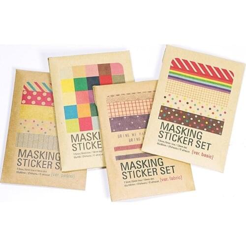 27 sheets/bag Fashion Lovely Dot Beautiful ULIKE Masking Set for Notebook Masking Children 546 Paper Sticker