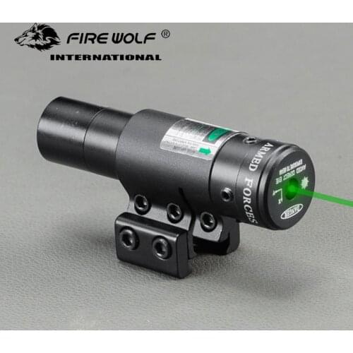 Fire wolf tactics YH211 Power Mini Mira Green Laser Sight Pointer with 11mm 20mm Dovetail for Hunting Rail