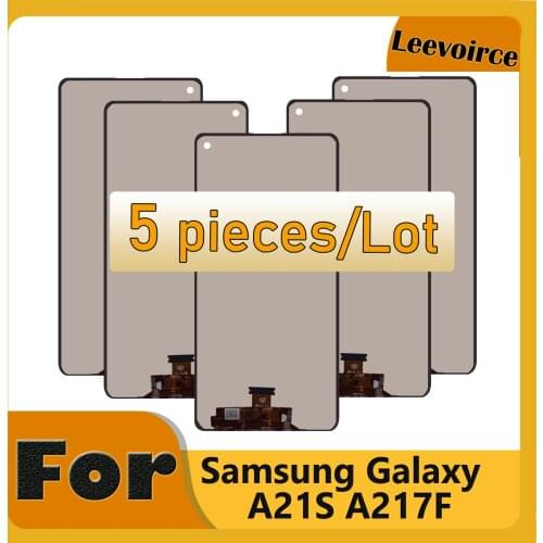 Wholesale 5Pcs Pieces LCD Original For Samsung Galaxy A21S A217F A217 A217F/DS A217H LCD Touch Screen Digitizer LCD Display