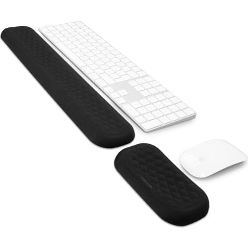 Mouse and Keyboard Wrist Rest Pad Padded Memory Foam Hand Rest Support for Computer, Laptop, Office