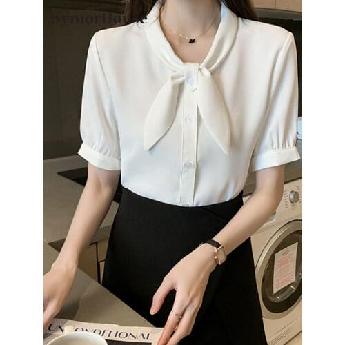 Женские короткие рубашки SymorHouse China At AliExpress