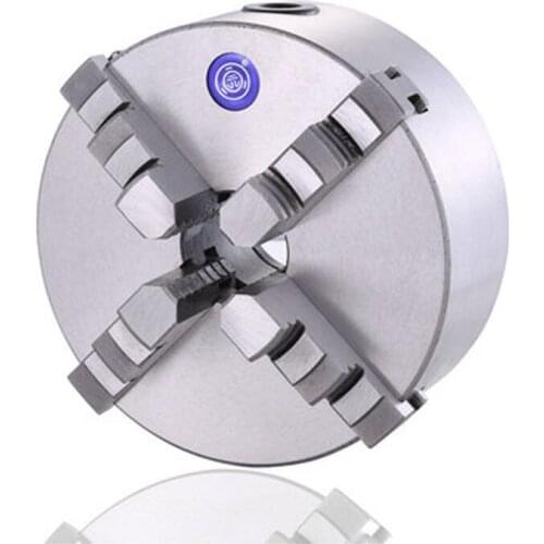 K12 100 Lathe Chuck Four-jaw chuck Four-jaw self-centering chuck 100Four-jaw linkage