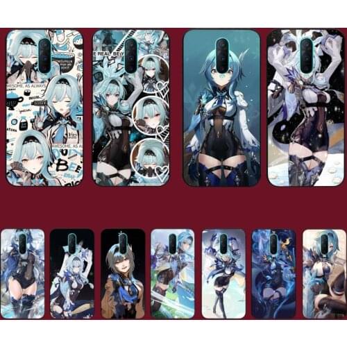 TOPLBPCS Genshin Impact Eula Phone Case for Vivo Y91C Y11 17 19 17 67 81 Oppo A9 2020 Realme c3
