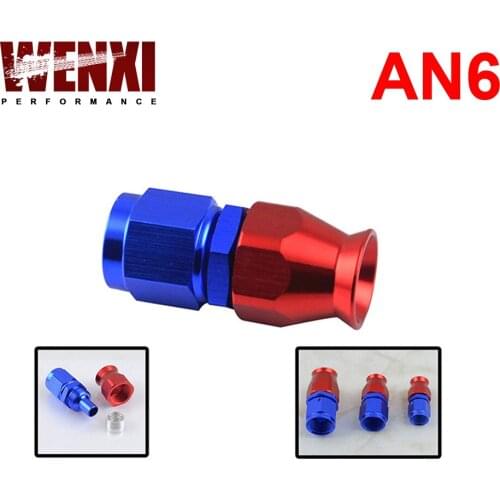 High Quality AN6 AN-6 Straight REUSABLE SWIVEL HOSE END FITTING AN6 WX-SL6000-06-311