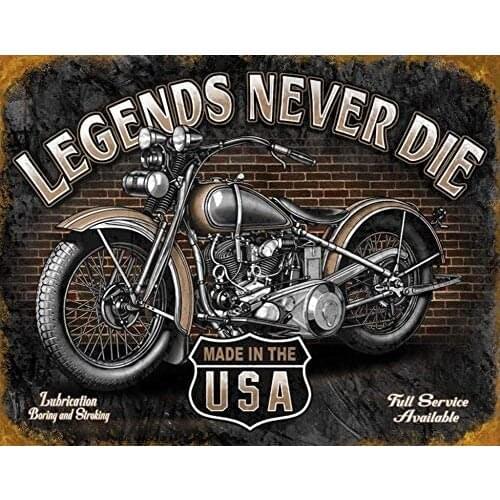 Super Sport Moto Tin Signs Art Cafe Bar Vintage Motorcycle Metal Painting Wall Plate Home Decor 20x30cm