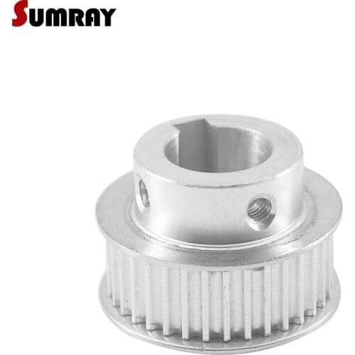 SUMRAY 3M 35T Keyway Timing Pulley Wheel 8/10/12/14/15/16mm bore keyway Diameter 3/4/5mm 11 width Stepper Motor Pulley