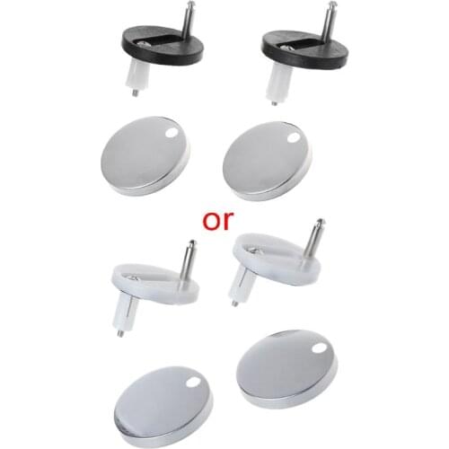 High Quality 2Pcs Top Fix WC Toilet Seat Hinges Fittings Quick Release Hinge Screw