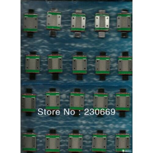 6pcs/lot HIWIN miniature Linear guide carriage MGN7C match with mini MR7 MGN7 guide way