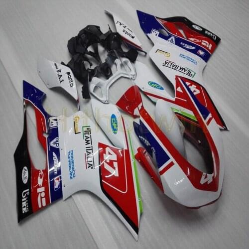Free Screws+Custom Injection mold red blue Motorcycle cowl for 1199 2012 2013 2014 ABS fairing M2
