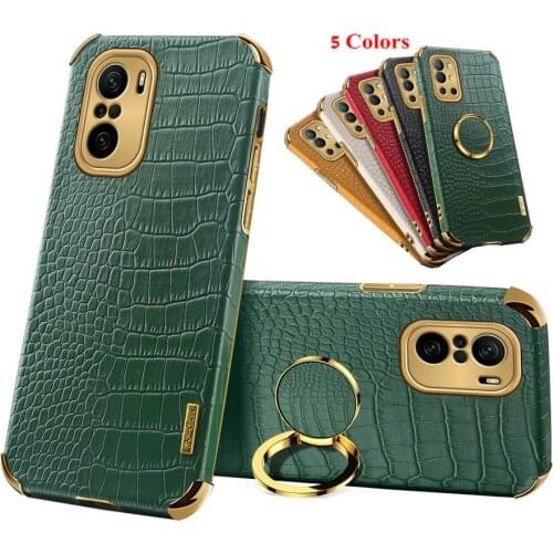 For Xiaomi Mi 11i Case Luxury Crocodile Skin PU Leather + Soft TPU Back Cover Mi11i Mi11X Pro Slim Shell Mi 11X Pro Fundas Etui