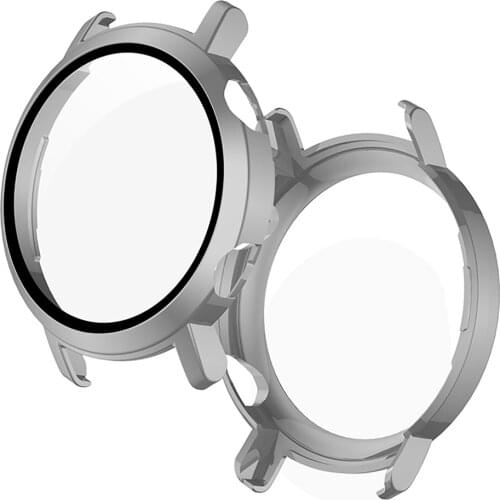 PC Electroplating Watch Case for Huawei Watch GT2 GT 2 All-inclusive Protective Shell Tempered Film Screen Protector