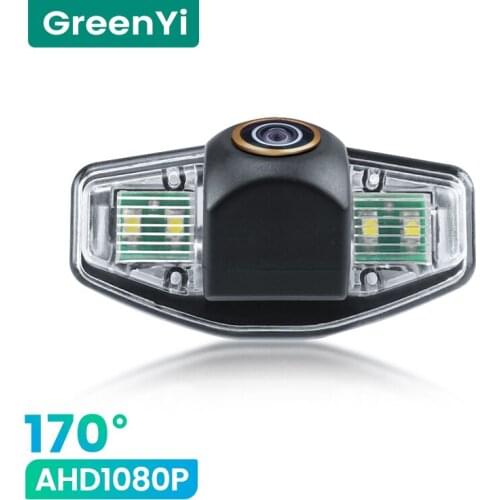 GreenYi 1080P HD 170° Car Rear View Camera For Honda Civic Crider Ciimo Concept S1 2012 2013 Reverse Reversing 4 pin Vehicle AHD