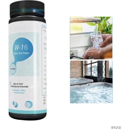 Water Quality Test Strips Drinking Water Test Kit Testing Strips for Hardness, Chlorine, Fluoride, Trace Heavy Metals