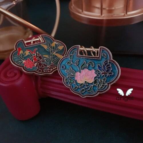 Shop childhood memories collectors brooch do old antique national wind restoring ancient ways enamel female plants