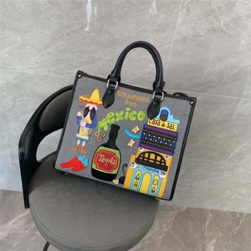 Fashion Canvas Women Handbags Large Capacity Female Shoulder Messenger Bags High Quality Ladies Tote Crossbody Bags for Women