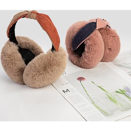 New 2020 Fashion Women Earmuffs Brand Girl Plush Winter Ear Warmer Earmuffs Earlap Earmuffs Headband Newest