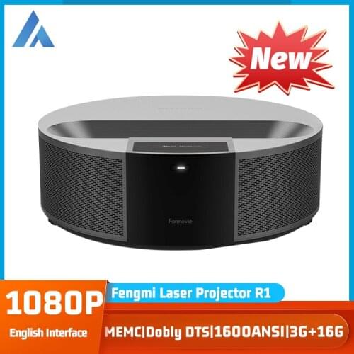 Formoive Laser Projector R1 Ultra-Short Projection TV 1600ANSI Lumens 1080P Smart Home Theater HDR10 Support MEMC Dolby Audio