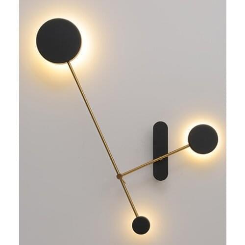 Nordic luxury wall lamp living room sofa side cabinet lamp simple modern designer bedside lamp corridor aisle lamp