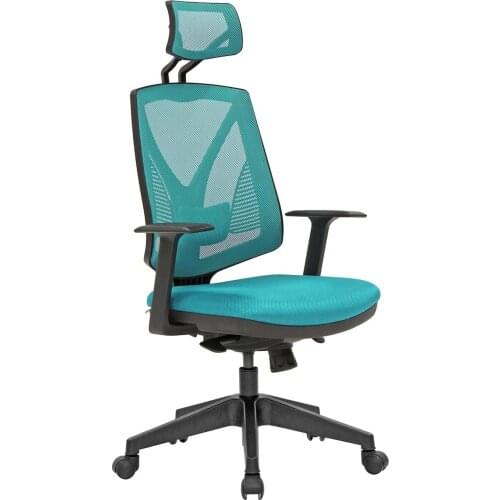 Space Office Bello Bel Supported Manager Chair-TURQUOISE