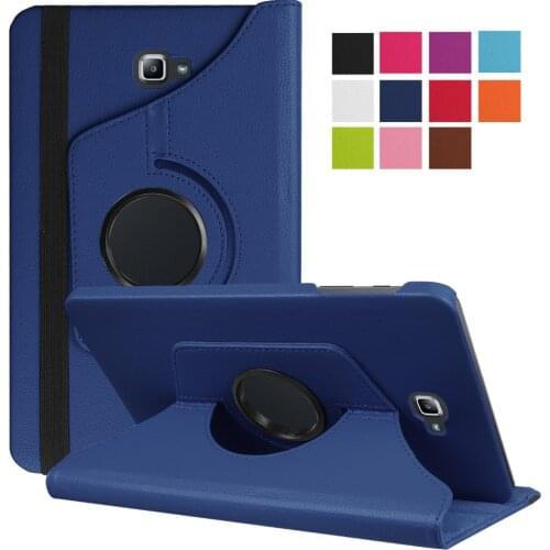 Tab A6 10.1 360 Degree Rotating Folio PU Leather Case Flip Cover For Samsung Galaxy Tab A 6 10.1 T580 T585 10.1" Tablet Case