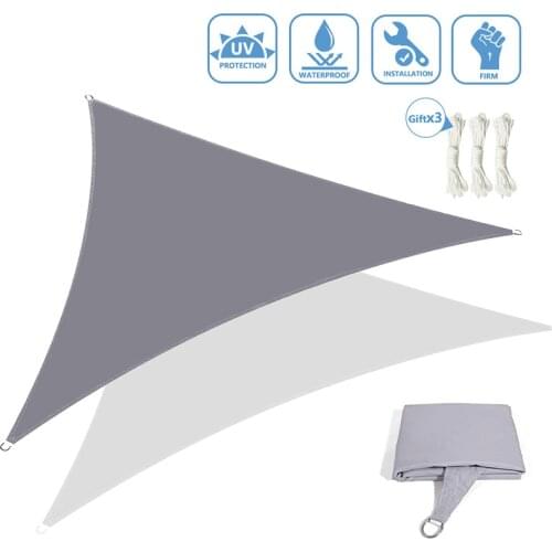 Triangle Waterproof Awning Sunshade Sun Shade Sail For Outdoor Garden Beach Camping Patio Pool Sun Canopy Tent Sun Shelter