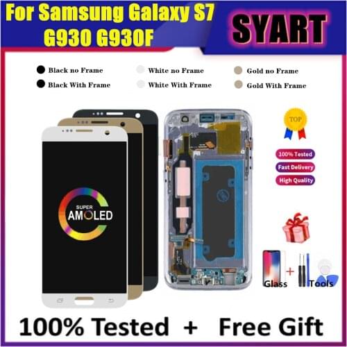5.1'' OLED LCD Screen Replacement for SAMSUNG Galaxy S7 G930 G930F SM-G930F LCD Display Touch Screen Digitizer Assembly For S7
