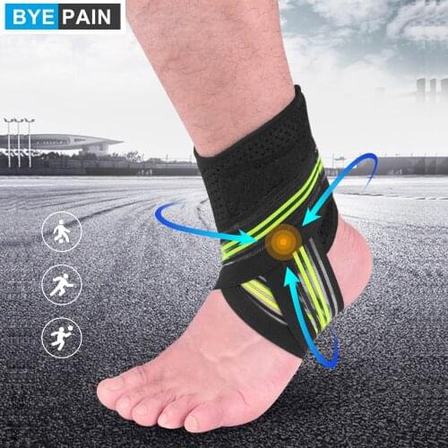 1PCS Ankle Braces Support Protection, Prevent Re-Injury, Adjustable Compression Ankle Brace for Sprained Ankle Sports Injuries