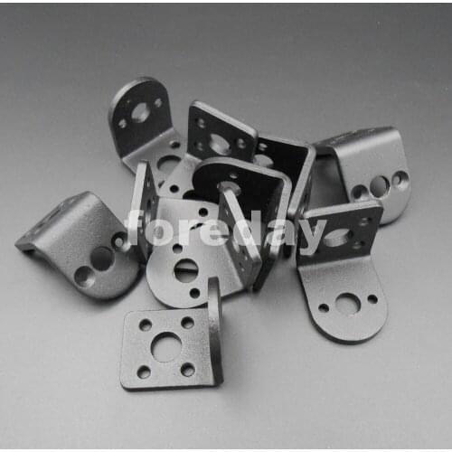 10PCS X NEW Black Aluminum alloy 25mm Mounting Bracket for 25mm motor Fixed Retention permanent seat High Quantity 3mm *FD286