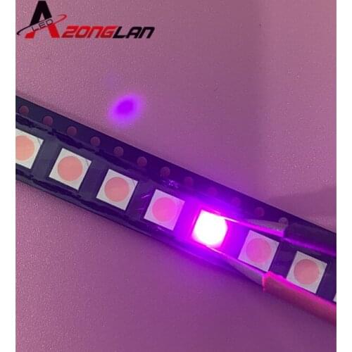 200pcs/lot SMD 5050 pink smd LED Diode 5050 smd smt pink led PLCC-6 3-CHIPS 5.0*5.0MM 60Ma-0.2W Super Bright best Quality New