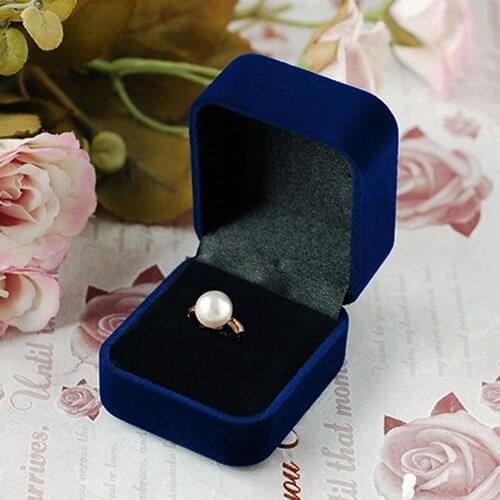 40%HOT Velvet Jewelry Necklace Ring Earring Display Storage Organizer Box Case Gift Box