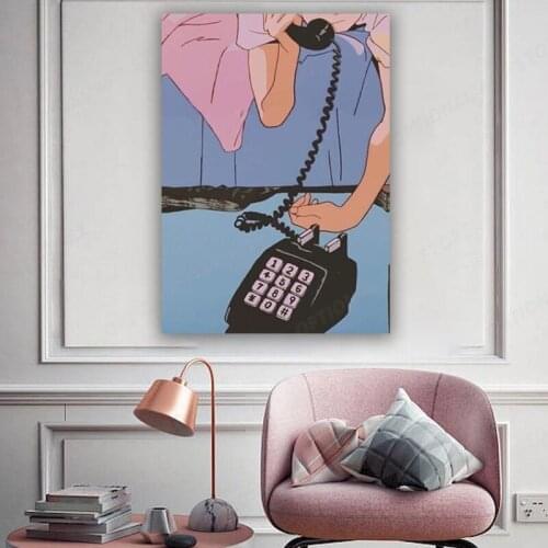 Anime Aesthetics Canvas Painting Art Poster Decorative Mural Home Children Room Wall Living Room Bedroom