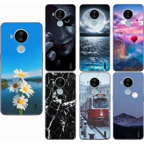 Animal Colorful Case for Nokia C20 Plus 6.5 inch Silicone Soft Covers for Nokia C30 TA-1357 6.82 inch Case Protector Back Covers