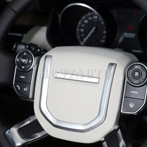 For Land Rover Range Rover Evoque L551 2019-2020 Interior Steering wheel Decoration Trim 1pcs Car Accessories Interior Car Trim
