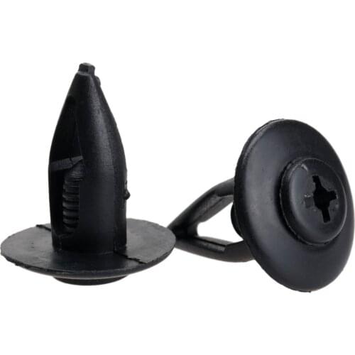 50Pc Bumper Fender Retainer 8.5mm Hole Auto Fastener Plastic Rivet Clips For Mazda Kia Nisson Ford Car Door Trim Panel Clip