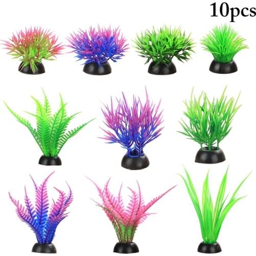 Artificial Water Grass Aquatic Plant Plastic Artificial Underwater Plants Aquarium Fish Tank Decoration Accessories