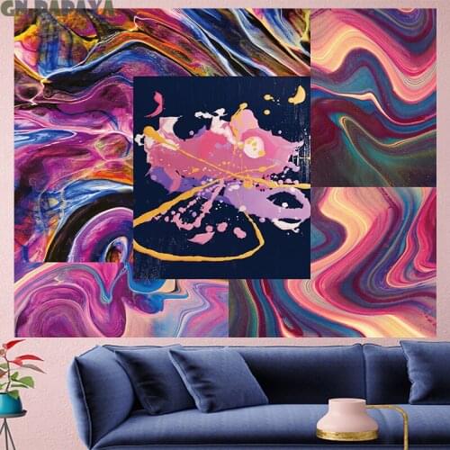 Oil painting texture mandala tapest Deconstruct Wall Hanging art wall towel personality hippies Home Decor bohemian Beach Mat