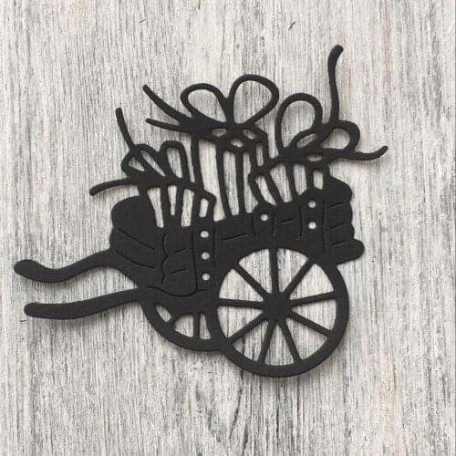ArtScrap Cart with gifts Metal Cutting Dies Stencils For DIY Scrapbooking Card Decorative Craft Die Cuts | Art: 187