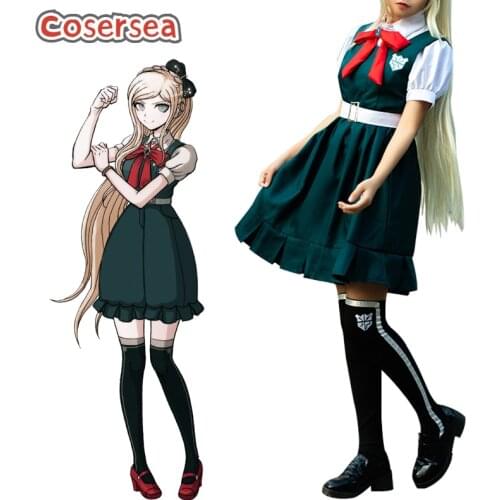Cosersea Game Danganronpa 3: The End of Hopes Peak High School Sonia Nevermind Cosplay Costume Women Uniform Suit Fullset